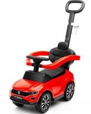 Машинка для катания Caretero (Toyz) VW T-Roc Red с родительской ручкой